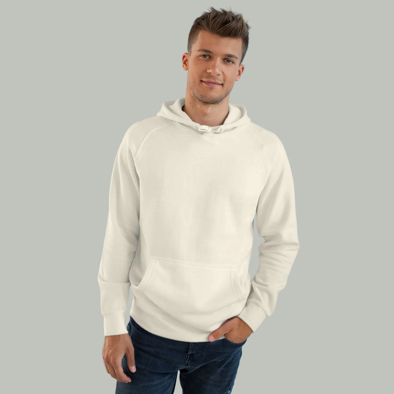 Delete Classic White Hoodie — Minimal Unisex Pullover-zoom-