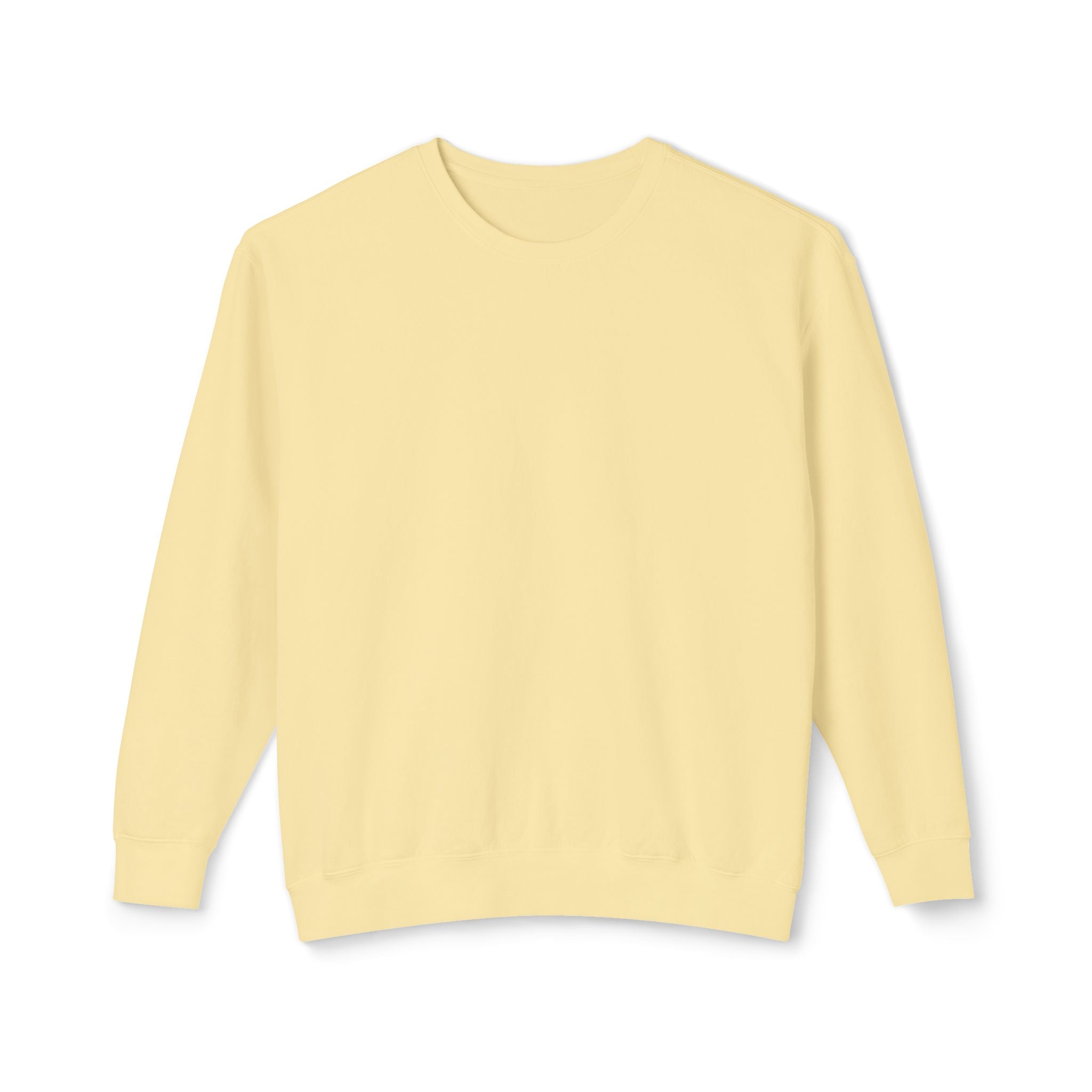 Delete Crewneck Sweatshirt — Minimal White Lightweight Pullover-zoom-6