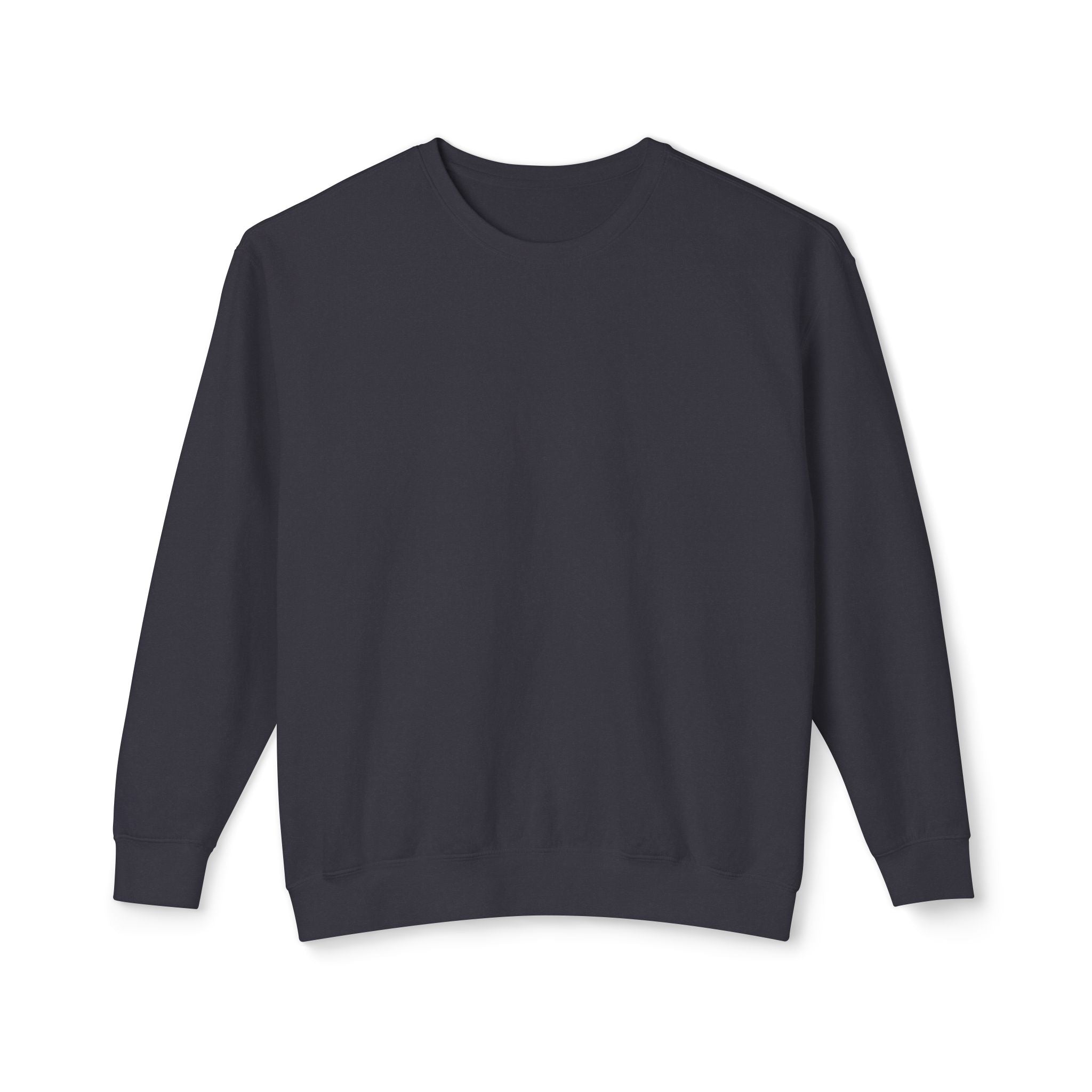 Delete Crewneck Sweatshirt — Minimal White Lightweight Pullover-zoom-12