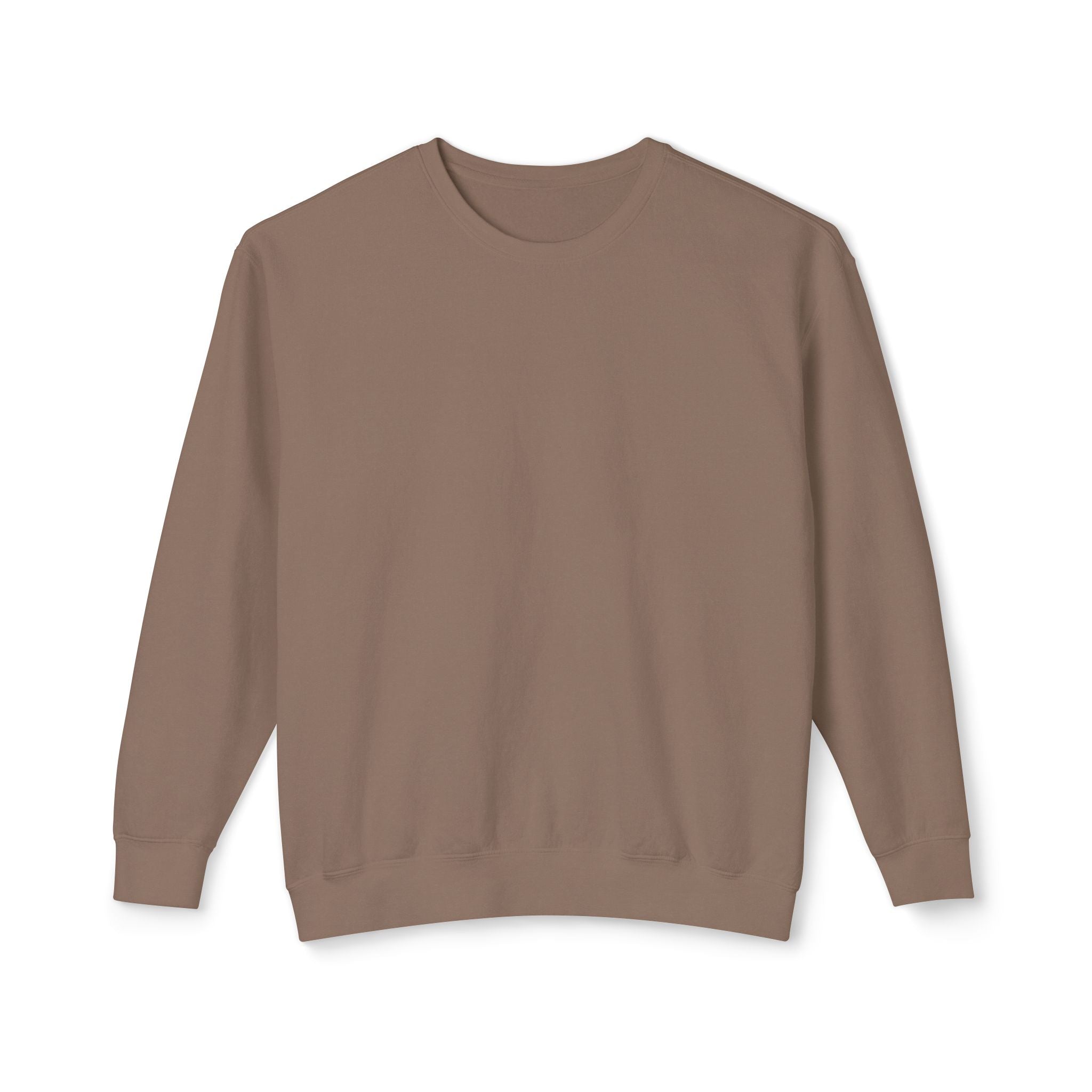 Delete Crewneck Sweatshirt — Minimal White Lightweight Pullover-zoom-5
