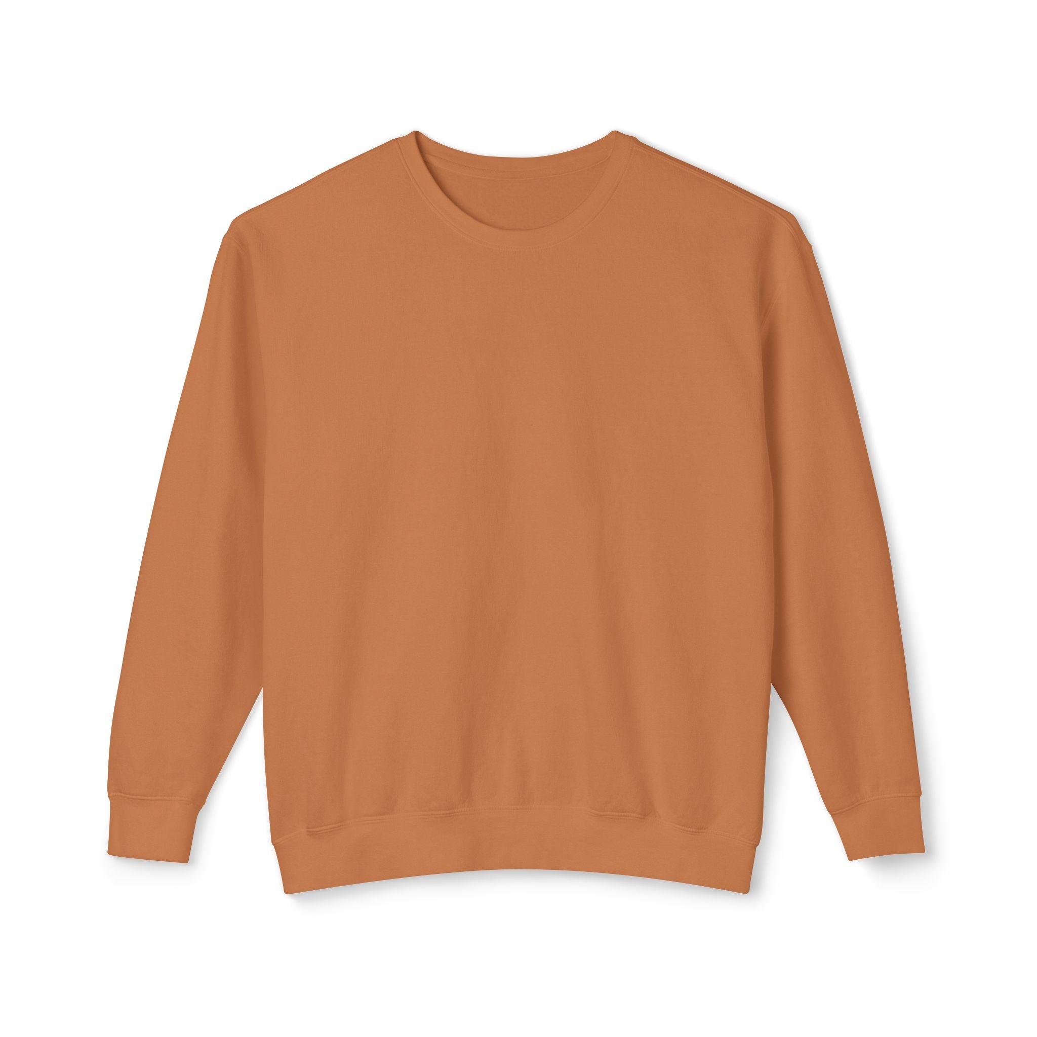 Delete Crewneck Sweatshirt — Minimal White Lightweight Pullover-zoom-4