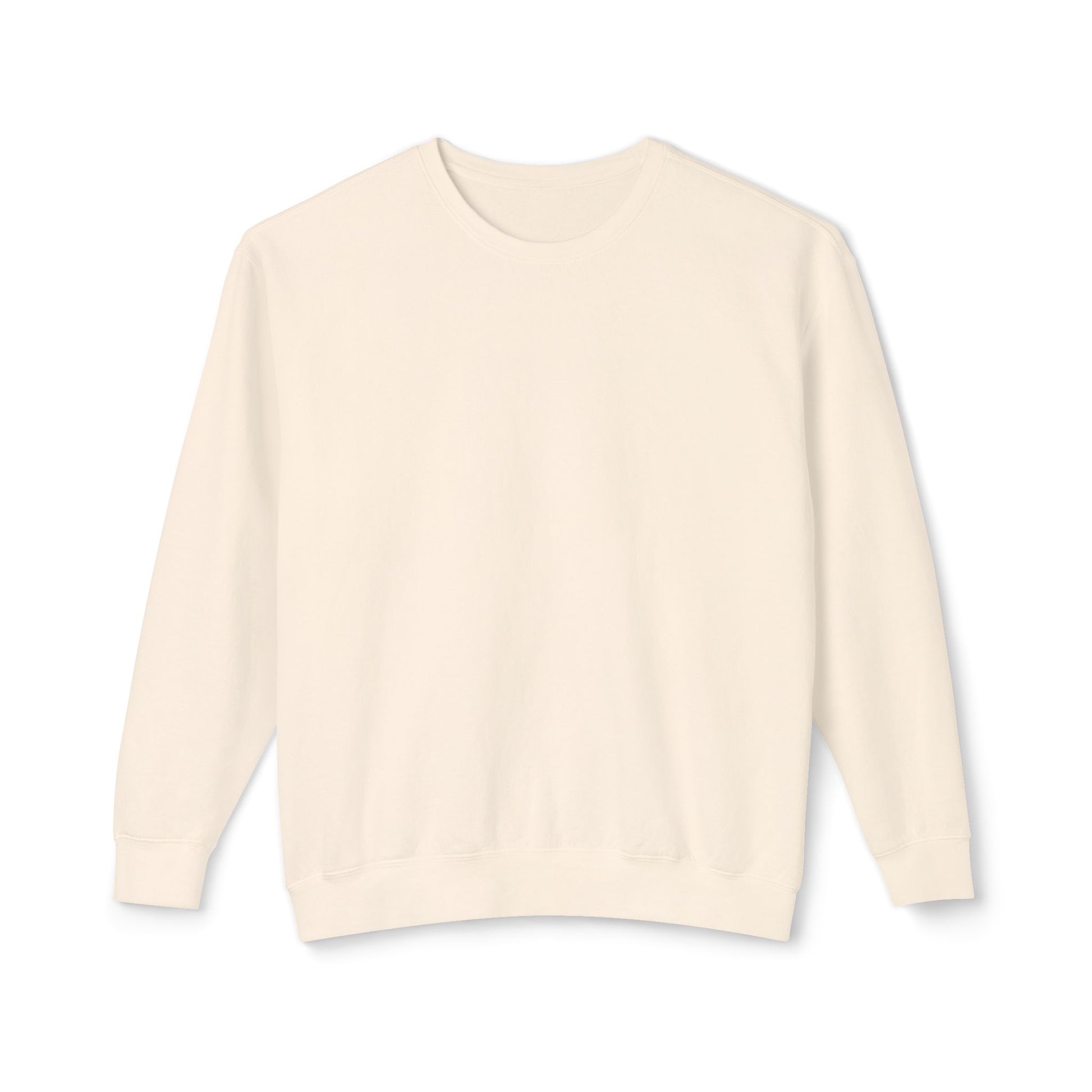 Delete Crewneck Sweatshirt — Minimal White Lightweight Pullover-2