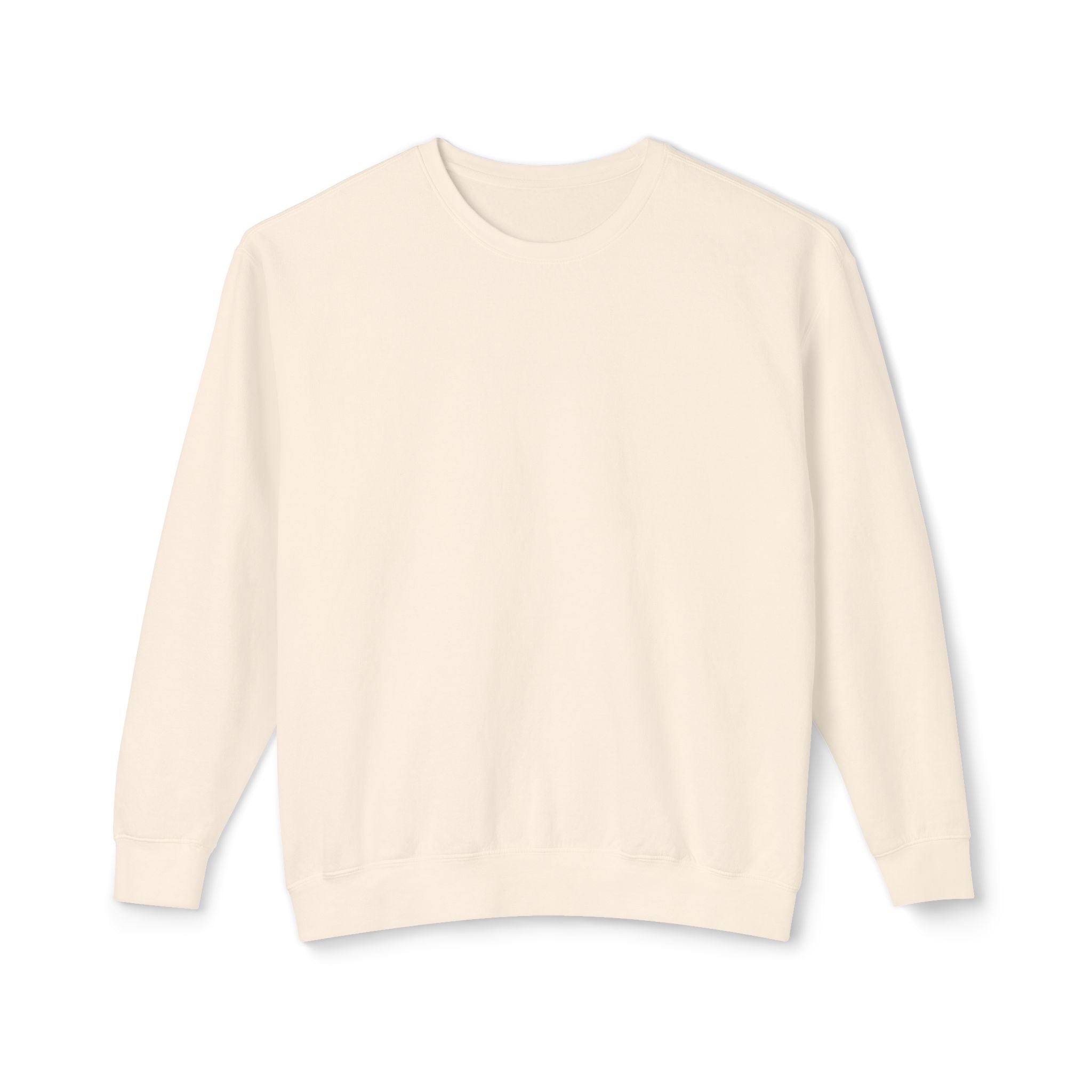 Delete Crewneck Sweatshirt — Minimal White Lightweight Pullover-zoom-2