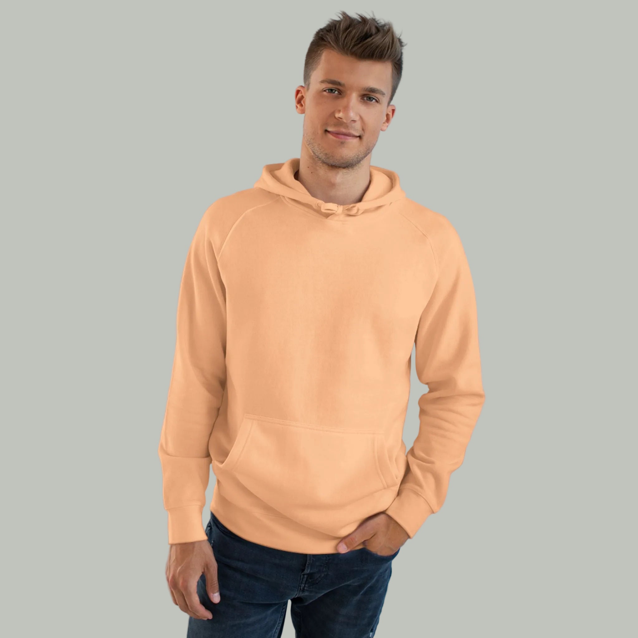 Delete Classic White Hoodie — Minimal Unisex Pullover-zoom-20