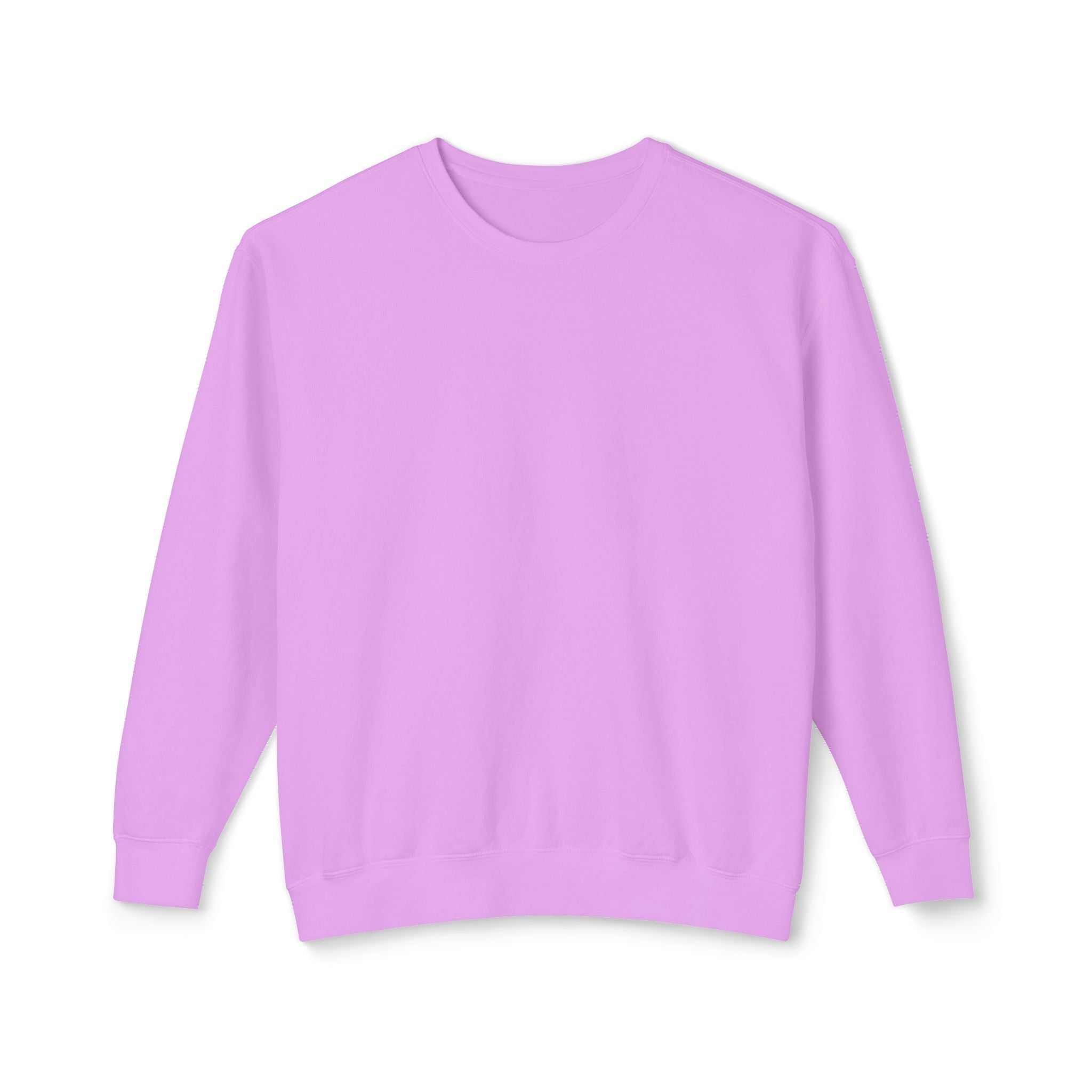 Delete Crewneck Sweatshirt — Minimal White Lightweight Pullover-zoom-13