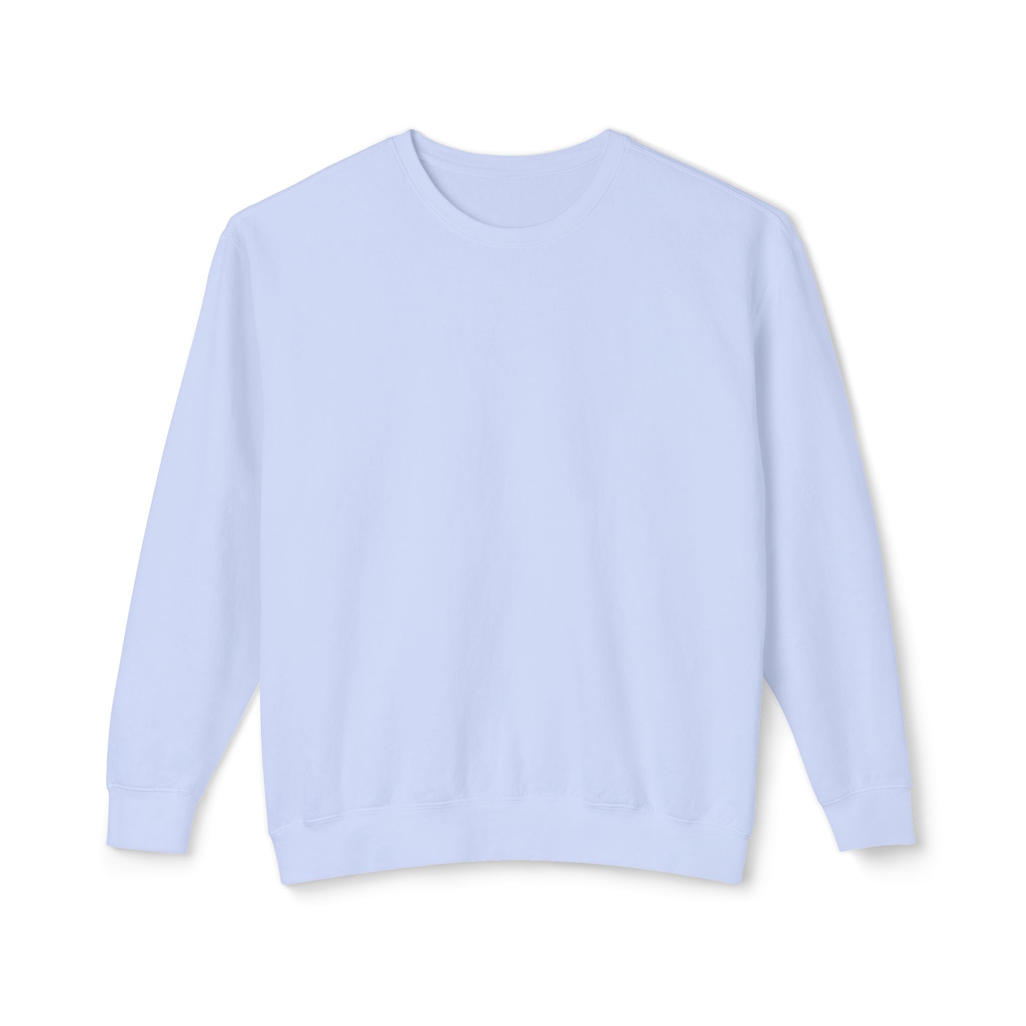 Delete Crewneck Sweatshirt — Minimal White Lightweight Pullover-zoom-10