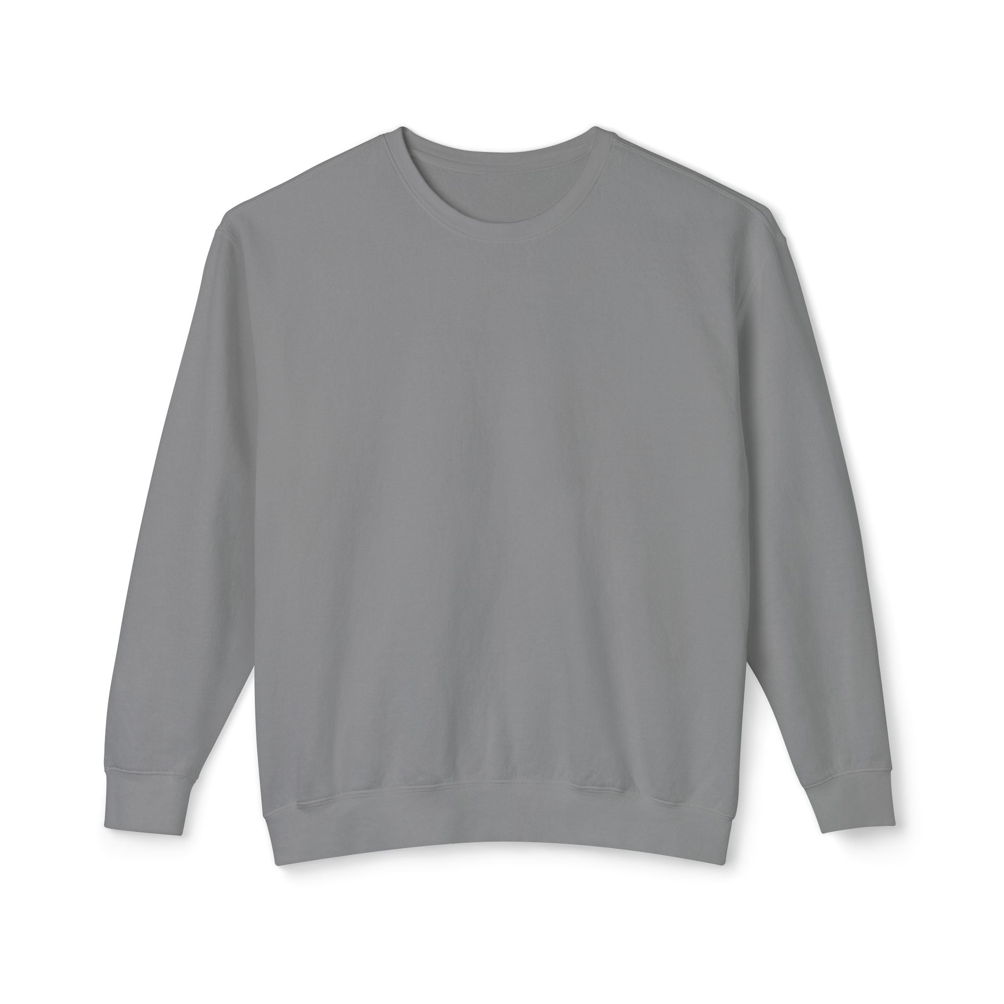 Delete Crewneck Sweatshirt — Minimal White Lightweight Pullover-zoom-8