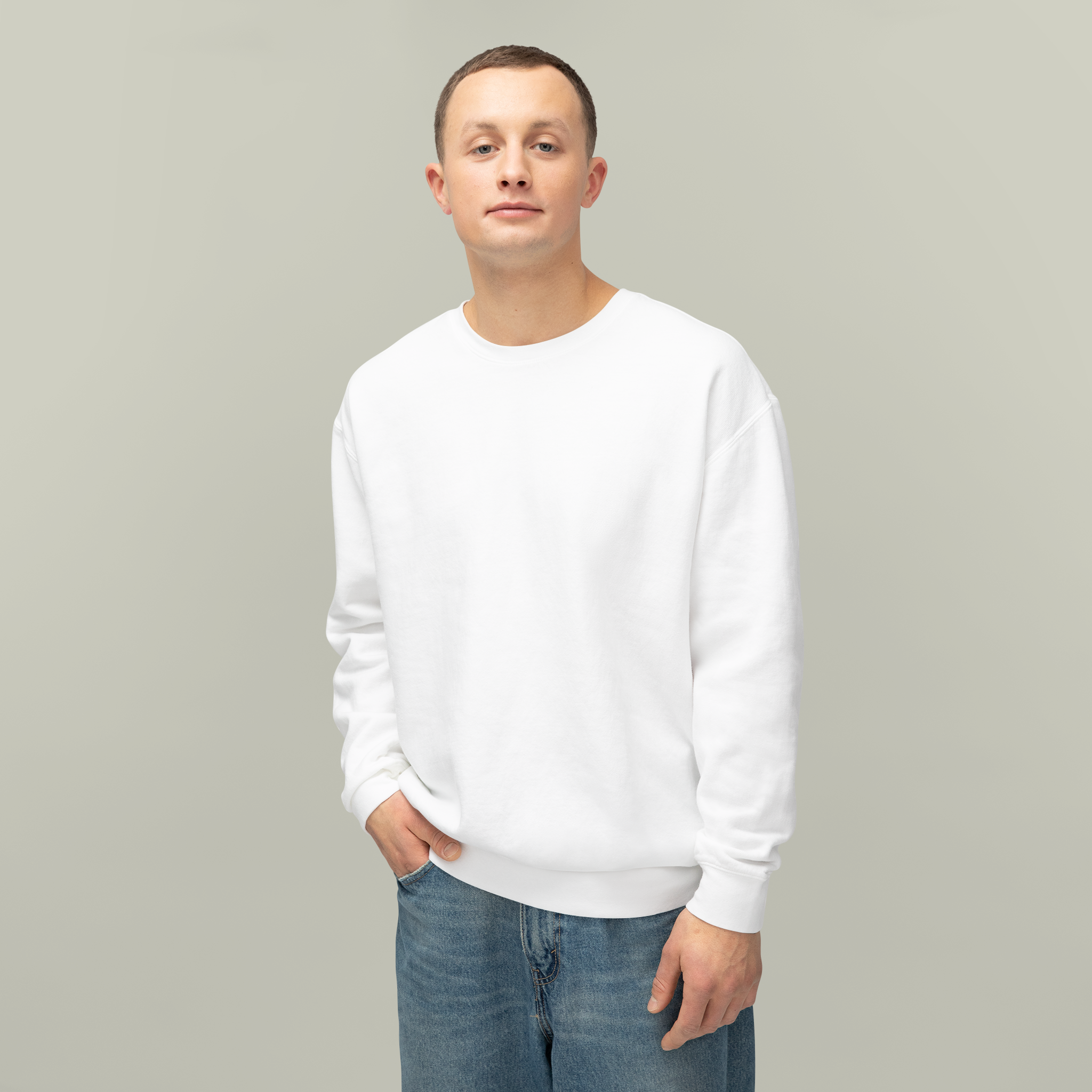 Unisex Lightweight Crewneck Sweatshirt-zoom-1
