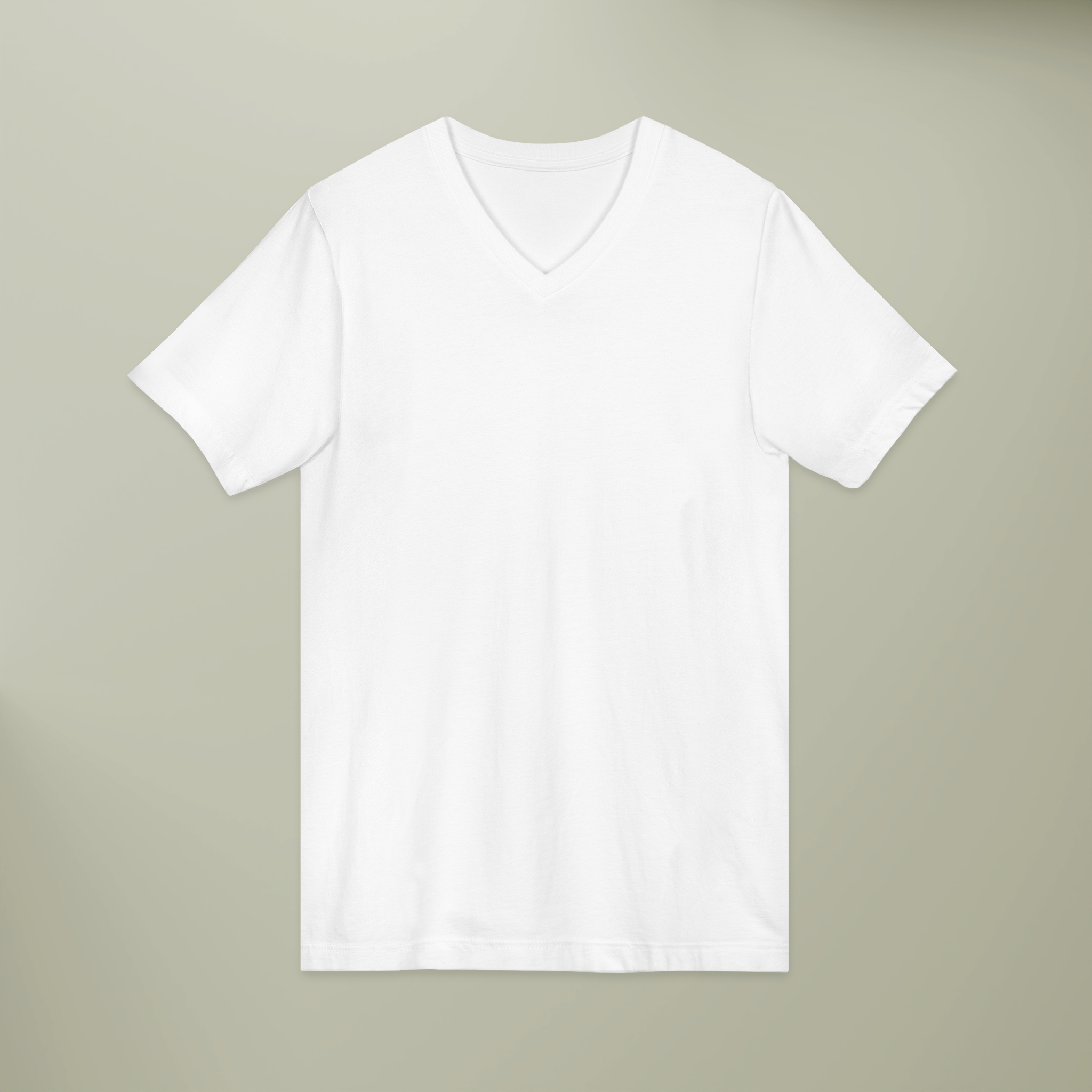 Unisex Jersey Short Sleeve V-Neck Tee