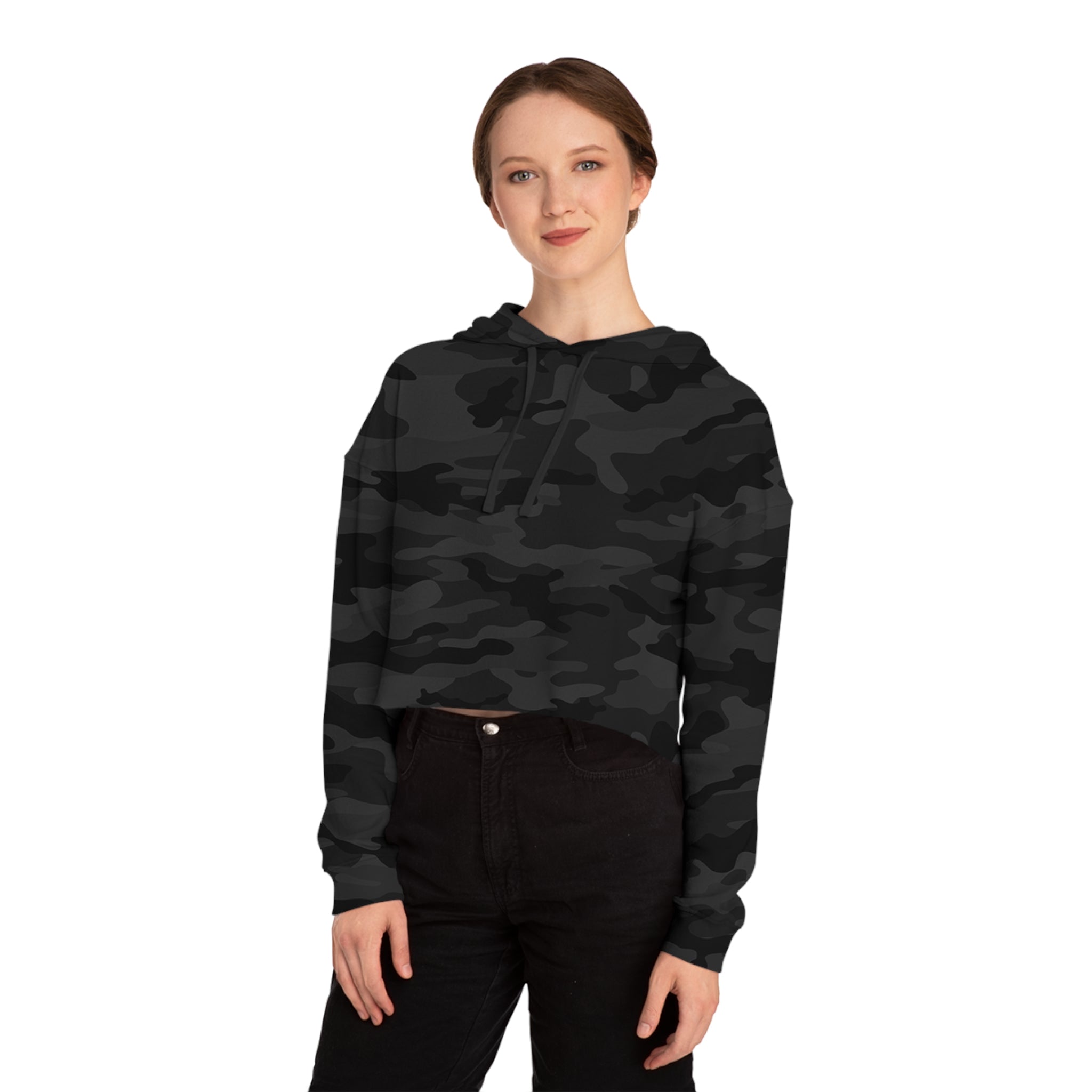 Women’s Cropped Hooded Sweatshirt-zoom-2