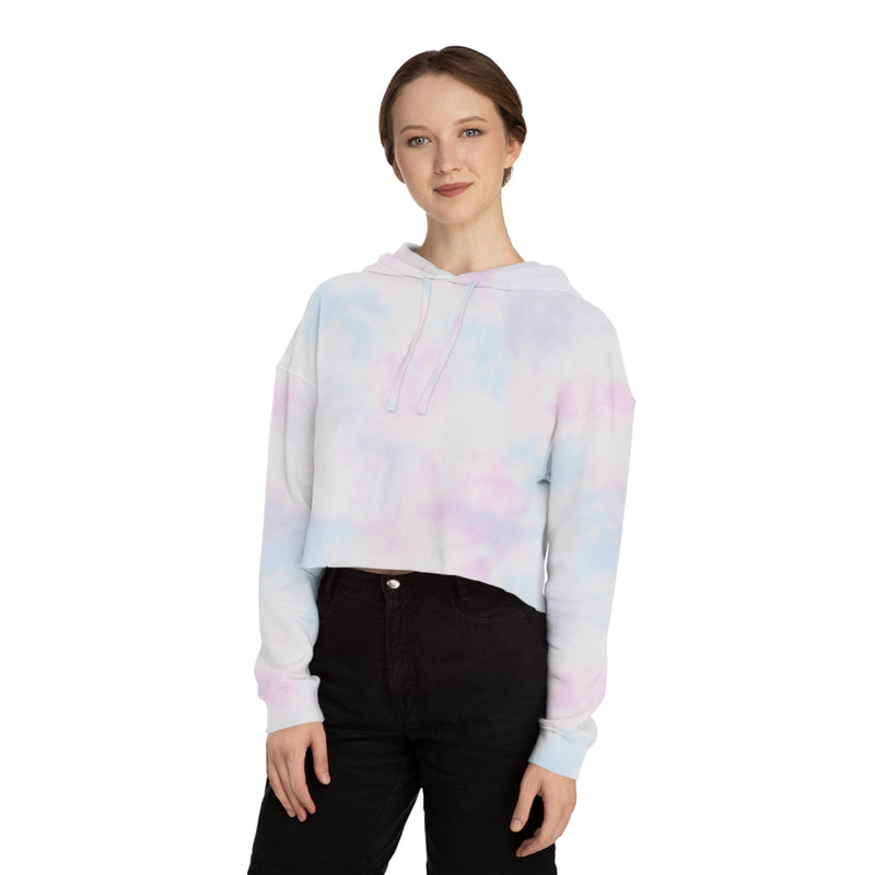 Women’s Cropped Hooded Sweatshirt-zoom-