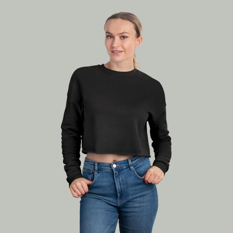Women's Cropped Sweatshirt-zoom-