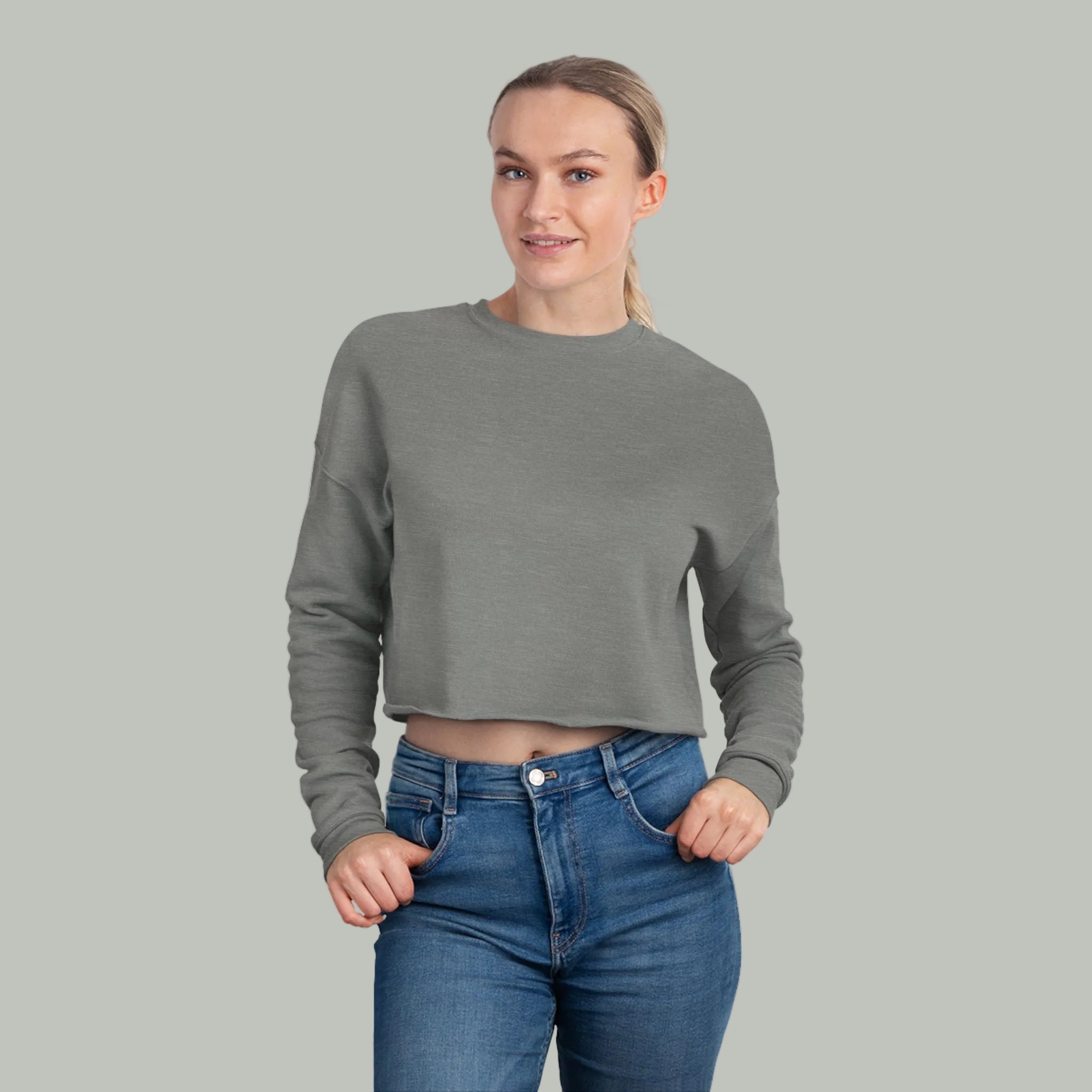 Women's Cropped Sweatshirt-zoom-2