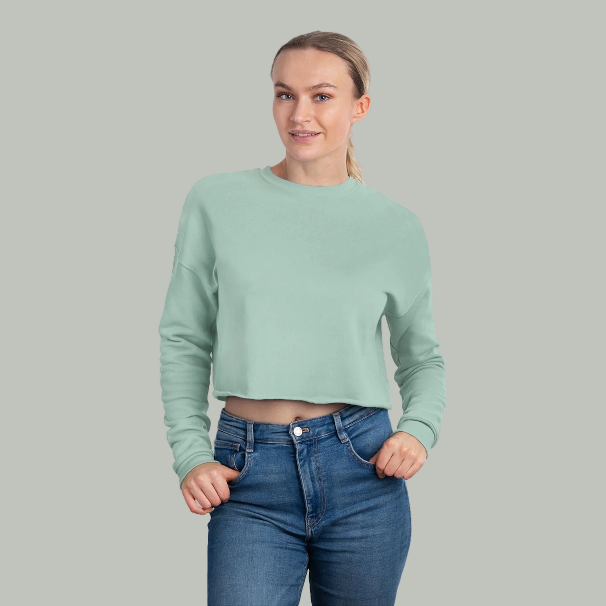 Women's Cropped Sweatshirt-3