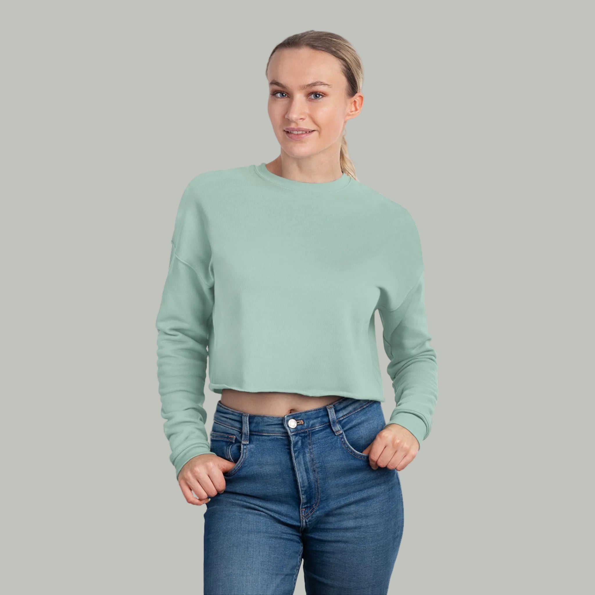 Women's Cropped Sweatshirt-zoom-3