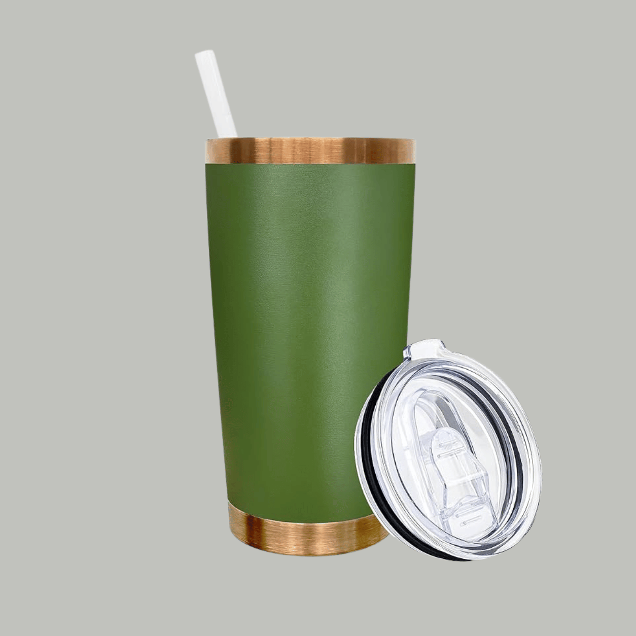 20 oz Tumbler Stainless Steel Tumbler with Lid and Straw-5