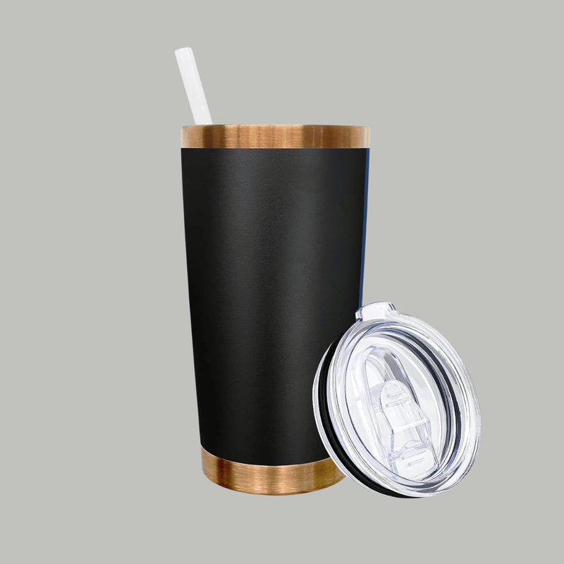20 oz Tumbler Stainless Steel Tumbler with Lid and Straw-zoom-