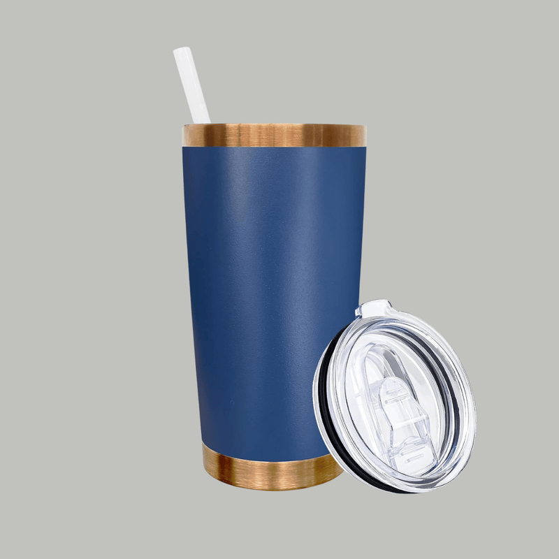 20 oz Tumbler Stainless Steel Tumbler with Lid and Straw-zoom-